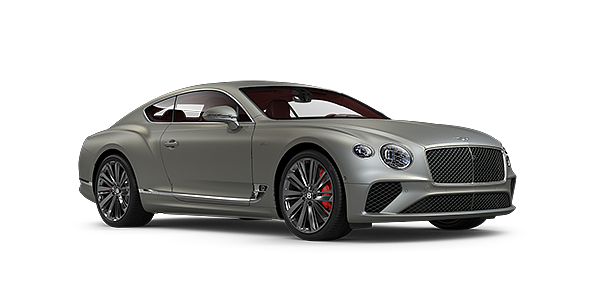 IWR Automotive Bentley GT Speed coupe in Extreme Silver paint front 34