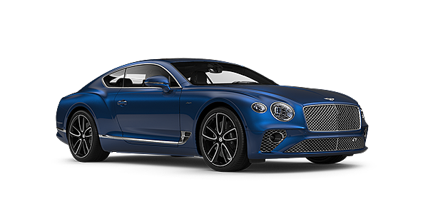IWR Automotive Bentley GT Azure coupe in Sequin Blue paint front 34